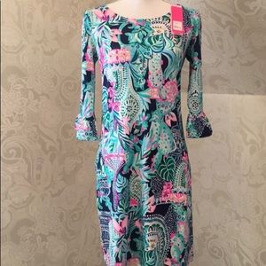 Lilly Pulitzer Ruffle Sophie Dress Lookin Sharp S